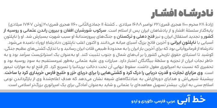 Abi Font Poster 5